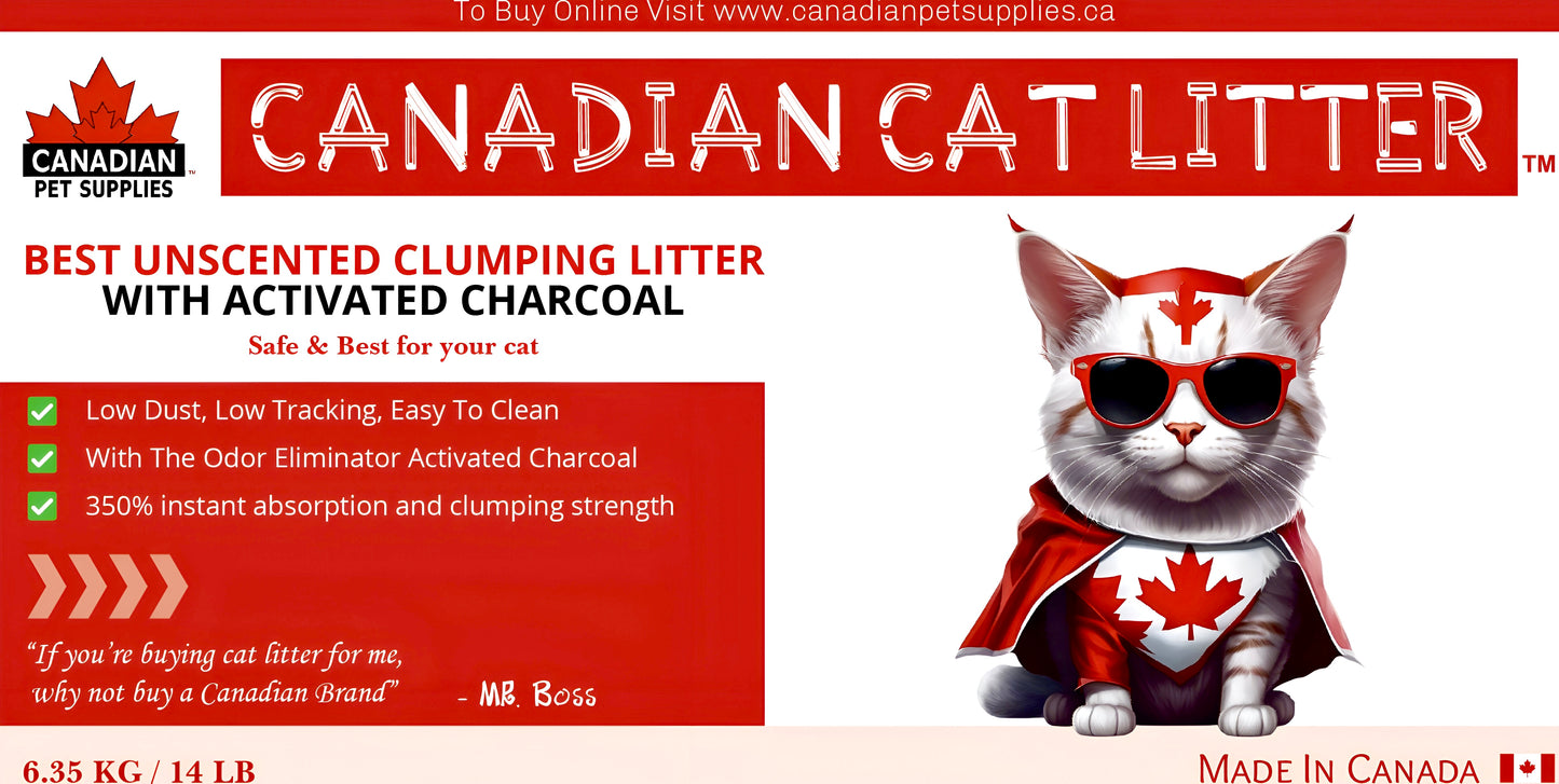 CANADIAN CAT LITTER (14 LB)